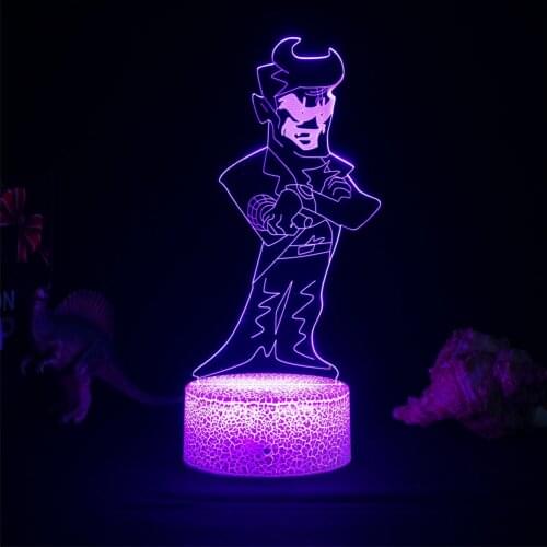 Gaming Room Game Friday Night Funkin Daddy Dearest Figure Night Lights Led Panel Lights 3D Lamp Cute Room Decor Gift For Friends