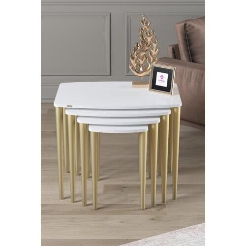 Phoenix Series Mdf 1. Grade 4lü Zigon Coffee Table Set coffee table divan desk küks new model coffee table