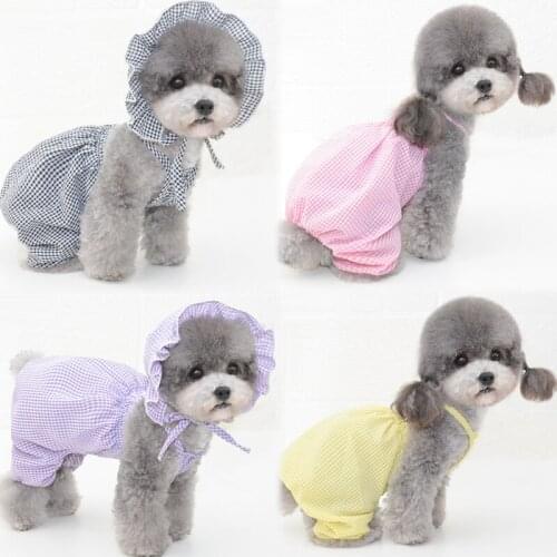 Cute Summer Dog Clothes Dress Puppy Skirt Cat Clothing Teddy Yorkshire Pomeranian Bichon Poodle Pet Pumpkin Pants Dropshipping
