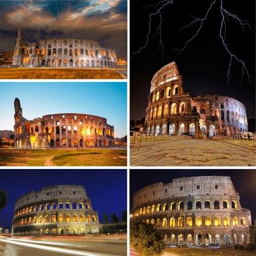Colosseo 5D Diy Diamond Painting Colosseum Greece Full Round Diamond Embroidery Mosaic Cross Stitch Rhinestone Home Decor