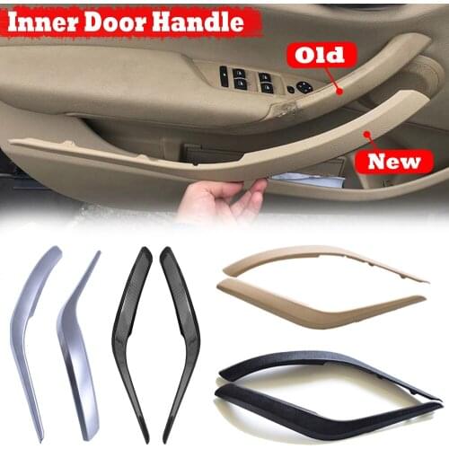 Car Interior Door Carbon Fiber Color Pull Handle Cover Trim For BMW X1 E84 16d/16i/18d/20d 2010-2016 51412991778