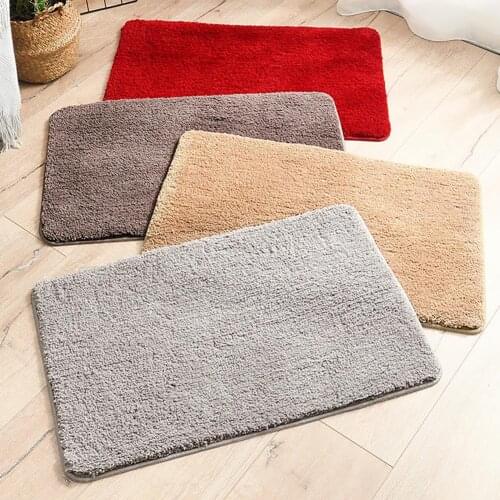 Floor Carpet Polyester Floor Mat Good Adsorption Wide Application Exquisite Elastic Floor Cushion for Daily Use