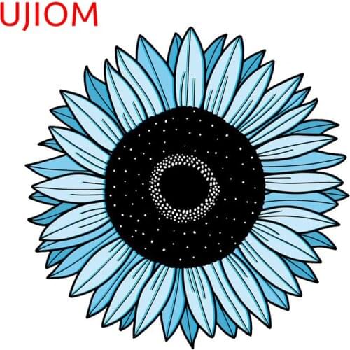 UJIOM Sunflower Wall Decor Living Room Decals Home Decoration Living Room Decor Moisture Proof Wall Stickers Mural Art