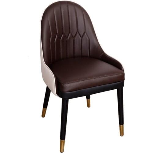 Nordic dining table and chairs modern light luxury home solid wood chair restaurant hotel office meeting chair stool chair