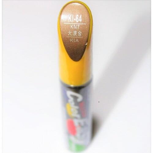 Car scratch repair pen, auto brush painting pen golden color for KIA kx7