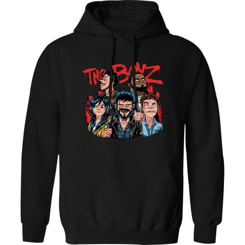 Black robed picket Hooded For Mens Hip Hop Harajuku Sweatshirts and Hoodie Leisure Mans Clothing Tops Retro Sudaderas Pullovers