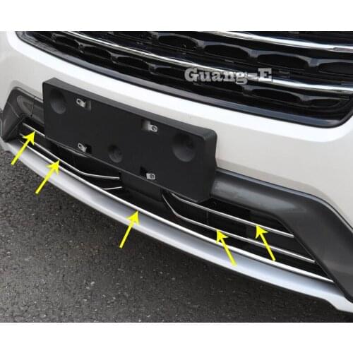 Car Body Cover Protection Stainless Steel Trim Front Up Grid Grill Grille Frame Parts 5pcs For Ford Explorer U625 2019 2020 2021