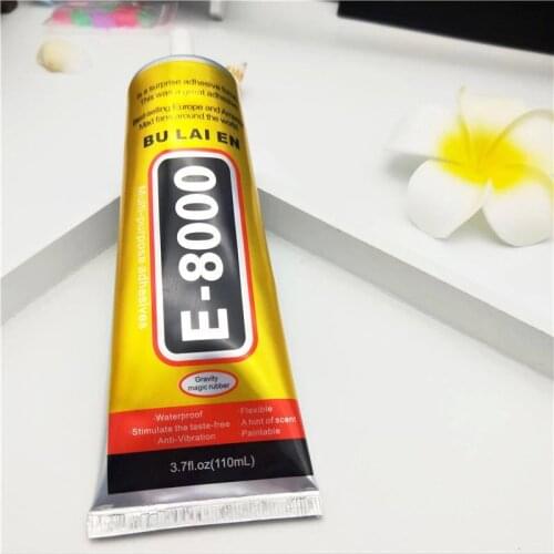 E8000 110ml Liquid Super Glue Repair Phone Screen Glass Multipurpose Epoxy Resin Adhesive Crafts Rhinestone Jewelry DIY Nail Gel