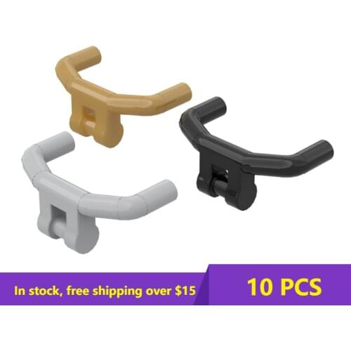 10PCS MOC Bricks 98397 car handle Thick For Building Blocks Classic Brand Kids DIY story Educational High-Tech Spare Toys