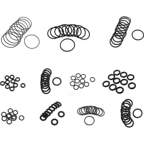 10 pcs Black Rubber Oil Seal O Shaped Rings Seal washers