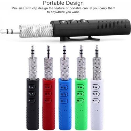 3.5mm jack Bluetooth Car Kit Hands free Music Audio Receiver Adapter Auto AUX Kit for Speaker Headphone Bluetooth Aux