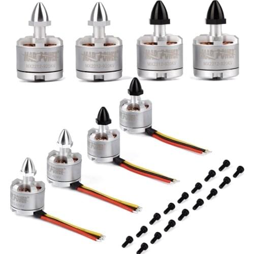4pcs/lot MARSPOWER MX2212 920KV Brushless Motor 2CW 2CCW For Phantom 1/2 F330 F450 F550 RC Quadcopter FPV Drone Toys