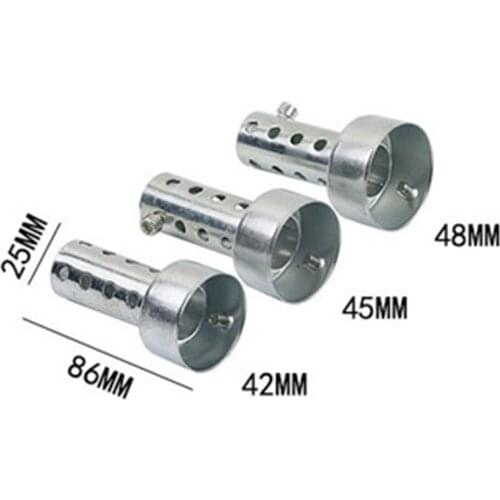86mm Scooter Noise Sound Eliminator Adjustable Motorcycle Exhaust Muffler Pipe Insert Baffle Tube DB Killer Silencer 42/45/48/mm