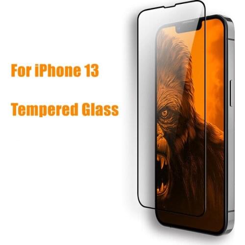 9D Tempered Glass For iPhone 12 11 13 Mini Pro XS Max Screen Protector Film On For iPhone 13 X XR 6 7 8 Plus SE Protective Glass