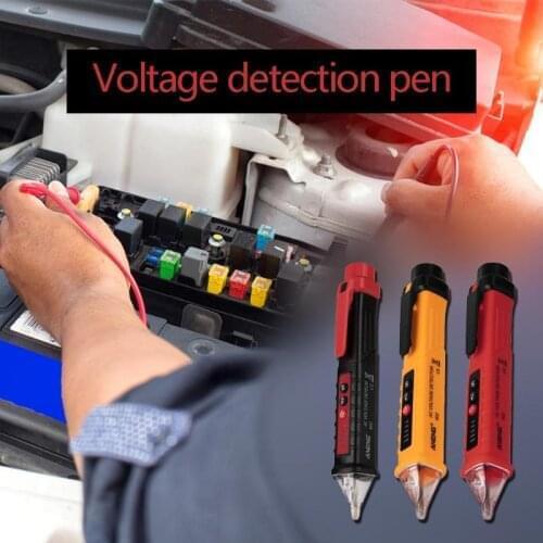 Digital AC/DC 10V/48V/1000V Voltage Tester Pen Volt Detector Sensor Outlet Voltage Detector Sensor Voltage Tester Pen LED Light
