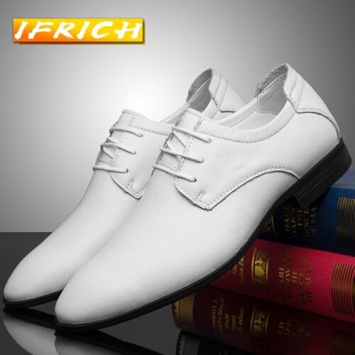 Мужские кожаные туфли Ifrich China At AliExpress