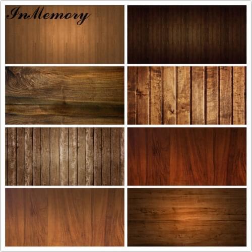 InMemory Retro Wood Board Texture Wooden Floor Backdrops Vinyl Photography Backdrops For Photo Studio Photophone Photozone