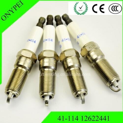4-6x 41-114 12622441 Iridium Spark Plugs For Chevrolet Cadillac Escalade Chevy Corvette Tahoe GMC Yukon XL Sierra 41 114 41114