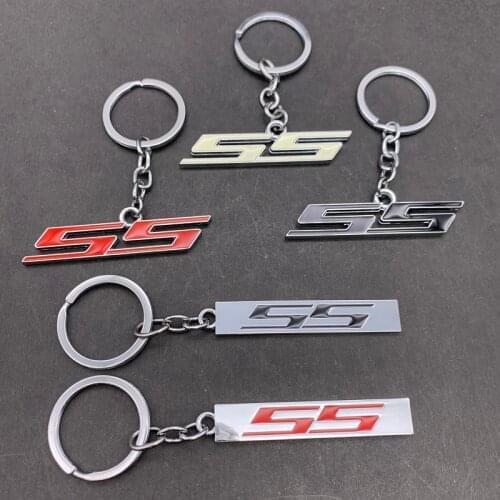 Metal Car Keychain Ring Key Holder Auto Keyfob For Chevrolet SS Cruze Captiva Malibu Lacetti Aveo Niva Camaro Car Styling