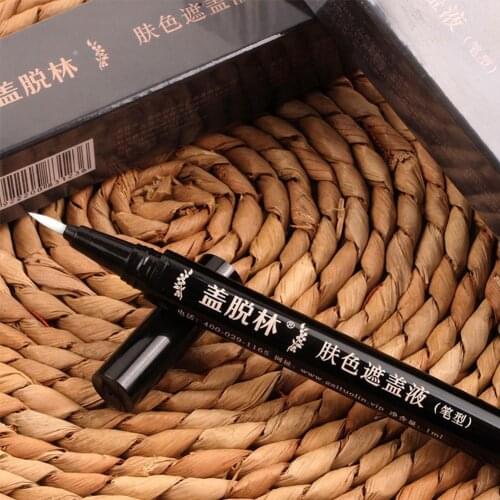 Vitiligo Scars Birthmarks Cover Pen Waterproof Long-lasting Women Pen White Camouflage Spots Care Men Makeup Natural Use Bo F0G2