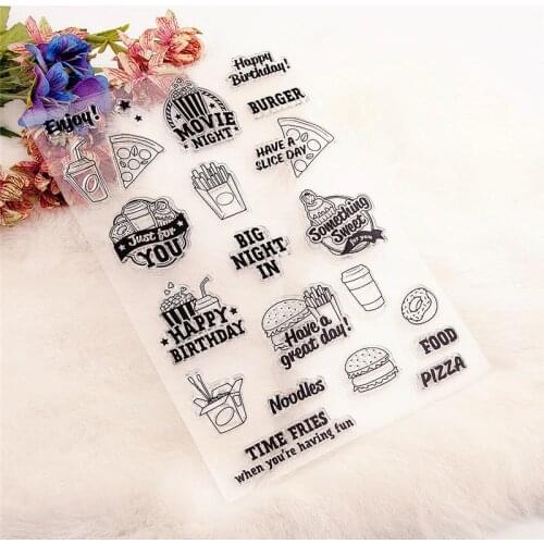 15x21cm Enjoy Life Clear Stamps Transparent Seal Silicone Seal TPR Christmas Wedding Roller Stamps DIY Scrapbook Album Card
