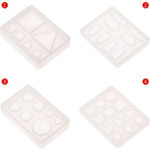 Silicone Mold DIY Geometric Triangle Mirror Craft Jewelry Making Decorative Cake