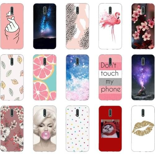 Silicon case for Nokia 2.3 3 3.1 2018 case soft tpu back phone cover shockproof printing Coque bumper housing