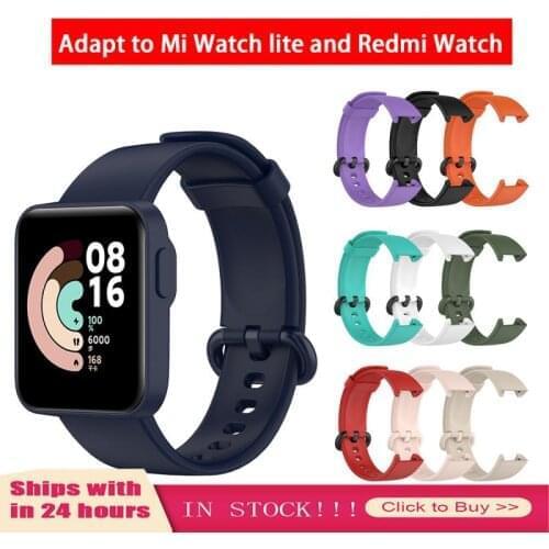 Replacement Strap For XiaoMi Mi Watch Lite Strap Silicone Watchband For XiaoMi Mi Watch Lite Smart Watch Strap Bracelet
