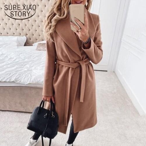 SURE XIAO STORY Womens Long Coats