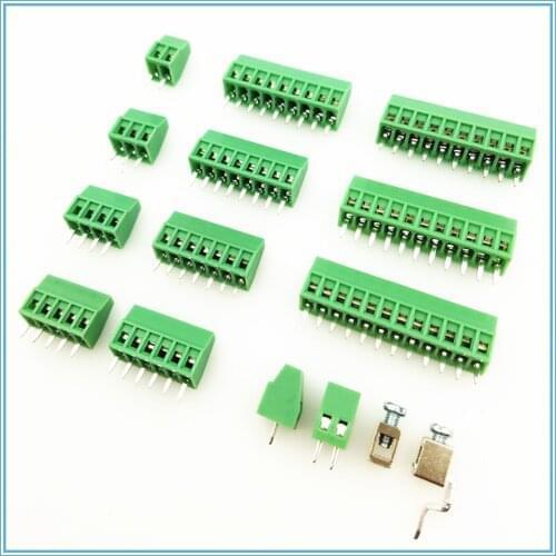 T-Best In Aliexpress promotion 10pcs 2/3 Pole 5mm Pitch PCB Mount Screw TermInal Block 8A 250V