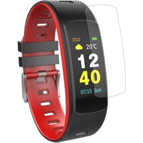 2pcs Soft TPU Clear Protective Film Guard For iwown i6 HR C HRc Sport Band Bracelet Smart Wristband Full Screen Protector Cover