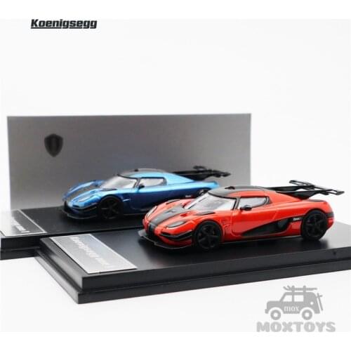 1:64 Koenigsegg One Orange/Blue Diecast Model Car