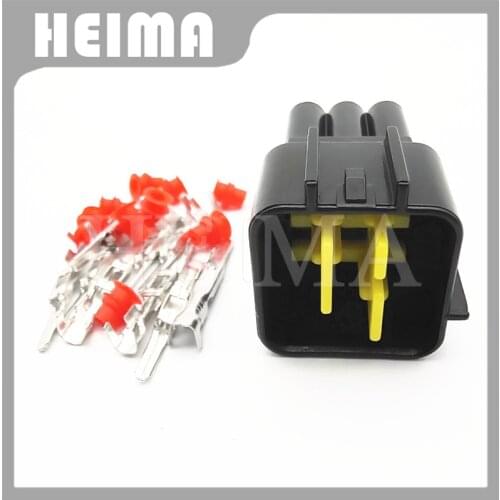 10/20/30sets FW-C-9M-B black 9 Pin way automotive electric cable wire connector Male Socket Plug for car Toyota