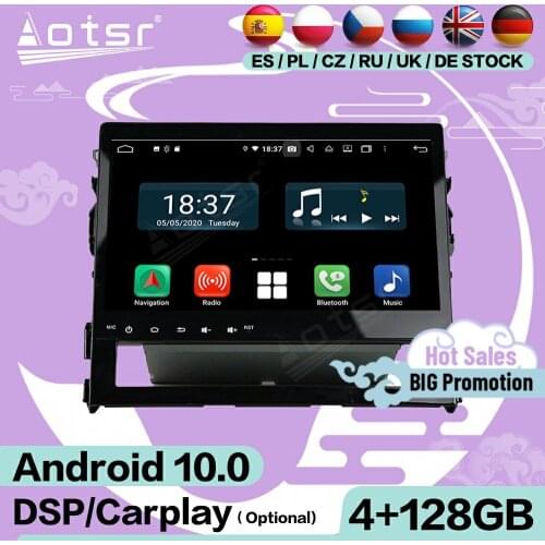 128G Carplay Multimedia Stereo Android 10 Player For Toyota Land Cruiser 200 LC200 2020 GPS Video Audio Radio Receiver Head Unit
