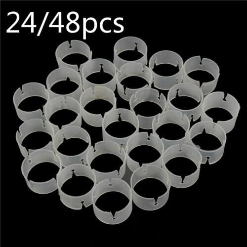 24/48pcs Balloons Arch Buckle Plastic Clip Bracket Arch Balloon Connector Clips Ring Buckle For Arches Birthday Wedding Party