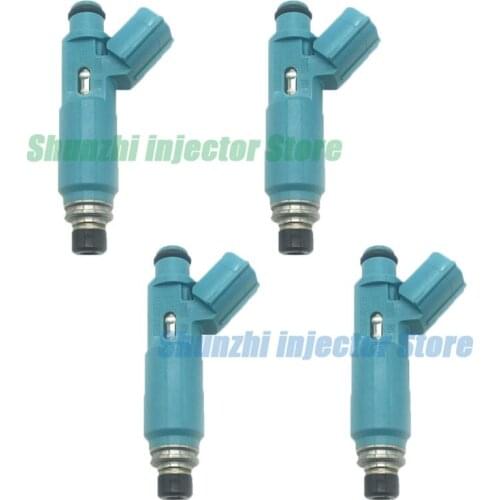 4pcs Fuel Injector Nozzle For Toyota Camry Solara Highlander 01-04 2.4L L4 2AZFE OEM:23250-28020 23209-28020 2325028020
