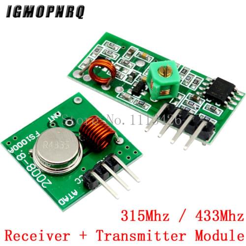 5pair (10pcs) 433Mhz RF transmitter and receiver Module link kit ARM/MCU WL diy 433mhz wireless
