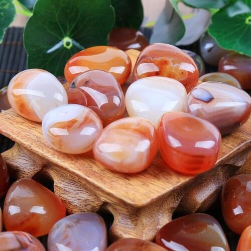 500g Natural Tumbled Carnelian Crystal Red Gravel Agate Healing Stones Wicca Planting Aquarium Fish Tank DIY Material