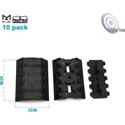 Airsoft Handguard Rail Panel Cover Kit Fit for MLOK Rail Hunting Acessories Rail Panel Handguard Protector M-LOK Heat Resistance