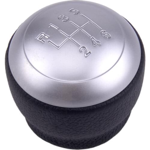 Car 6-Speed Gear Shift Head Knob Fit for Kia Soul Optima Cerato Forte K5 2008 2009 2010 2011 2012 2013 2014 2015