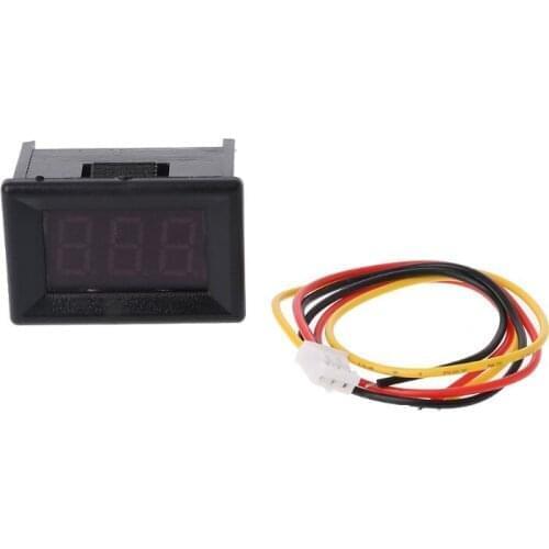 DC 0-100V 0.36" 3-digital Voltmeter LED Panel Voltage Meter For Car Motorcycle