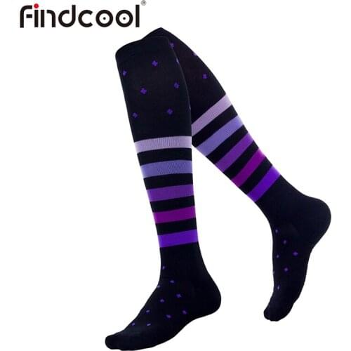 Findcool Sports Running Socks Men Cycling Socks Basketball Anti-Slip Breathable Compression Socks Hiking Socks