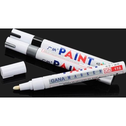 Waterproof Car Tire Paint Marker Pen for Toyota Corolla Avensis Yaris CHR For KIA Rio K5 KX5 Focus Cruze Golf Polo