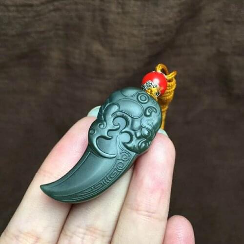 H21#Hetian jade jade pendant, jade delicate and moist