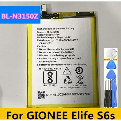 Original High Quality Battery BL-N3150Z For GIONEE Elife S6s 3150mAh Batteries