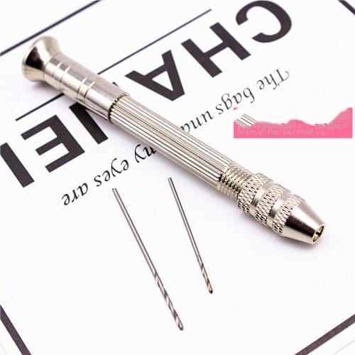 Nail Perforation Pendant Ornaments Drill Nail Tools Manual Punch