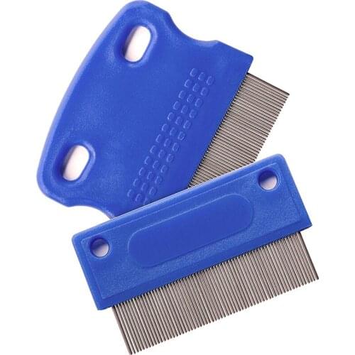 Dog Grooming Comb Pet Tear Stain Remover Gently Removes Mucus And Crust Small Lice Flea Combs For Cats Dog Accessories