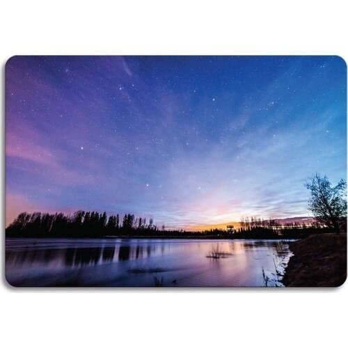 Glass Cutting Board of the Northern Lights Themed Glass Cutting Table Kitchen Chopping and Cutting Blocks Antibacterial Design 20x30 cm