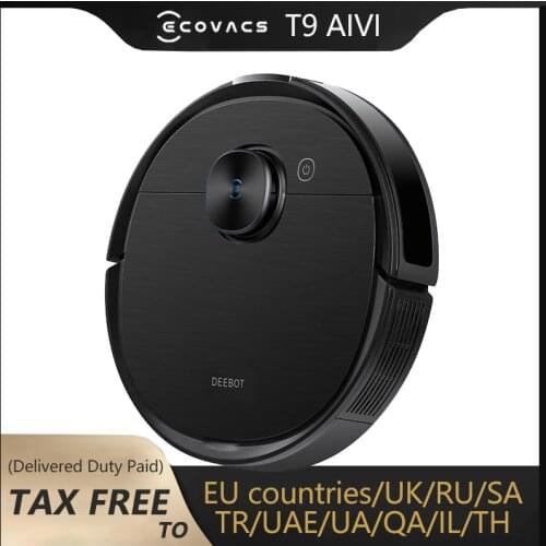 ECOVACS Deebot T9 AIVI Robot Vacuum Cleaner with OZMO Pro 2.0 Upgrade from T8 AIVI