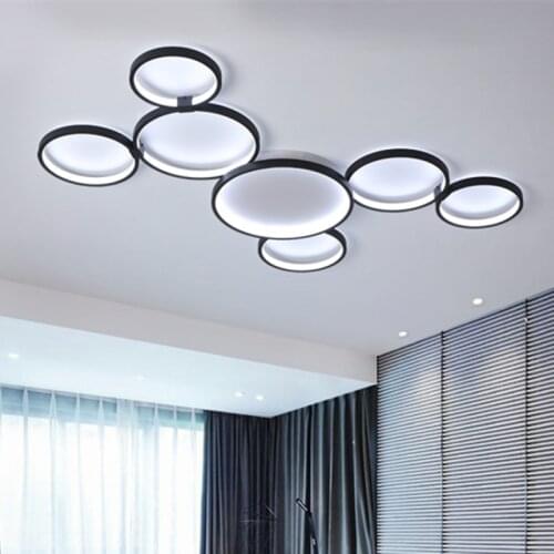 2021 new modern Nordic led ceiling lamp living room study room remote control personality simple home creative ceiling lamp